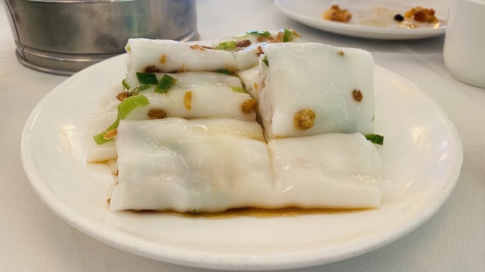 Chinese menu layout with entree and dessert categories.